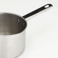 Ковш из нержавеющей стали &laquo;Базис&raquo;, 950 мл, d=14 см, с мерной шкалой, металлическая ручка