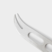 Нож для сыра Доляна Fargo, 26&times;3&times;2 см, нержавеющая сталь, цвет серебристый