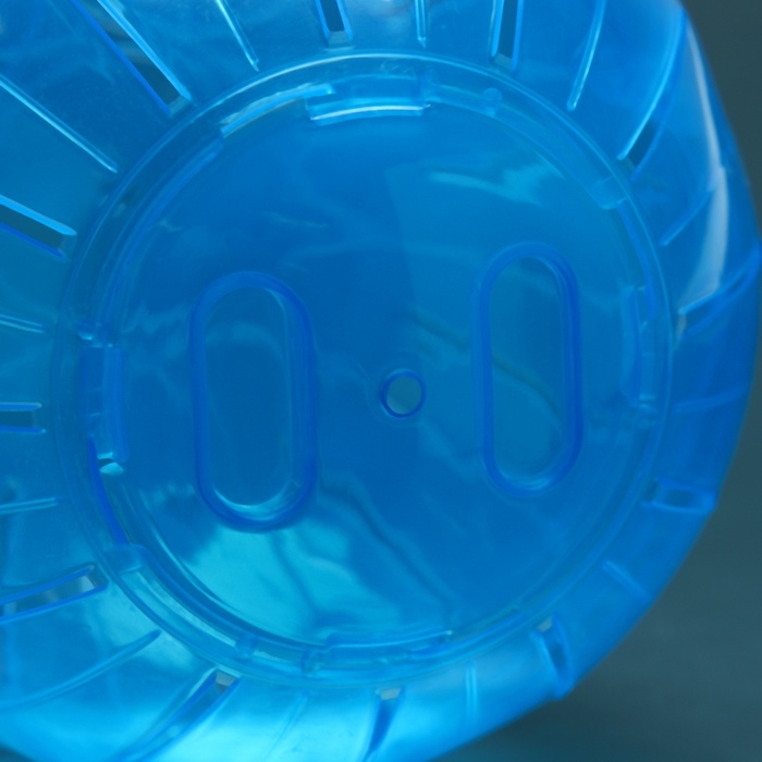 Шар для грызунов на металлическом основании, 12 см, синий