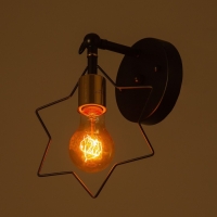 Бра "Звезда" Е27 40Вт черный 15х17х26 см Бра "Звезда" Е27 40Вт черный 15х17х26 см