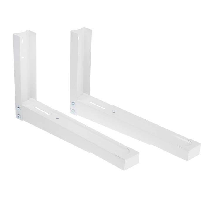 Кронштейн Кронштейн "РЭМО" К-103, для микроволновой печи, регулируемый, до 40 кг, 300-500 мм, белый