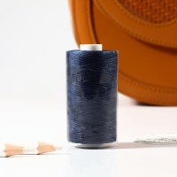 Нитки вощёные, плоские, 210D/16, 1 мм, 50 ± 2 м, цвет тёмно-синий Нитки вощёные, плоские, 210D/16, 1 мм, 50 ± 2 м, цвет тёмно-синий