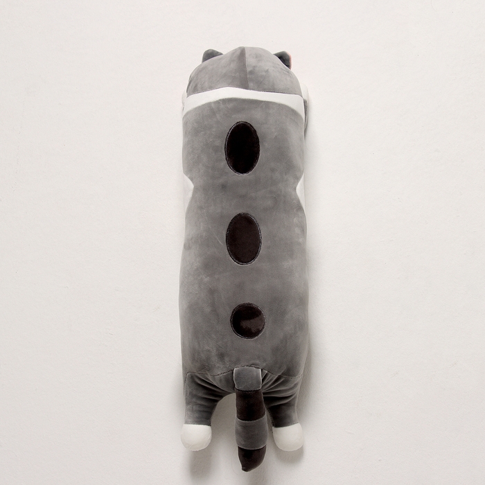 Мягкая игрушка &laquo;Котик&raquo;, с пледом, 65 см, цвет серый