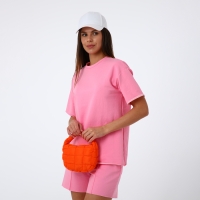 Сумка молодёжная на молнии, цвет оранжевый