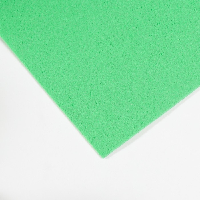 Фоамиран иранский, 0.8-1 мм, зелёное яблоко/171, 60&times;70 см