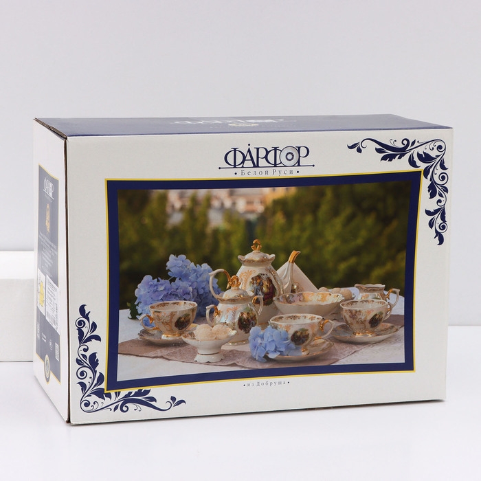 Сервиз чайный фарфоровый &laquo;Симфония&raquo;, 23 предмета