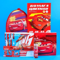 Подарочный набор первоклассника 13 предметов, Тачки Подарочный набор первоклассника 13 предметов, Тачки