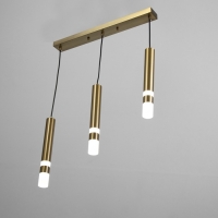 Светильник BayerLux Подвес BayerLuxной "Гелла" 3хLED 18Вт 4000К латунь 50х4х30-180см