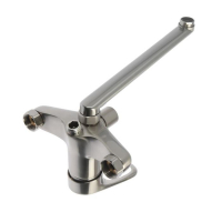 Cмеситель для ванны Accoona A7130A, однорычажный, с душевым набором, латунь, сатин Cмеситель для ванны Accoona A7130A, однорычажный, с душевым набором, латунь, сатин