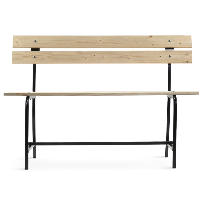 Скамейка садовая Скамейка садовая "Эконом" 52 х 120 х 82,5 см, основание труба 20 х 20 х 0,7 мм