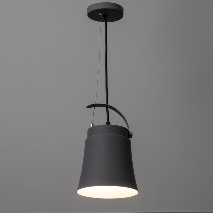 Светильник "Ритона" Е27 40Вт серый 15х15х22-122см