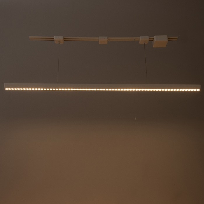 Светильник трековый SLIM "Рейна" LED 66Вт 3000K-6000К 48V CRI90 белый 3,2х3,8х12-112см