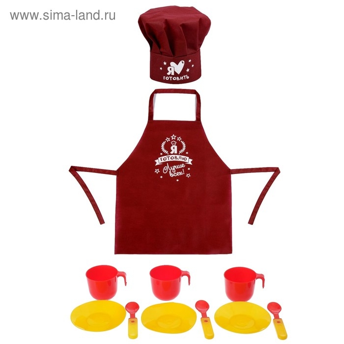 Игровой набор &laquo;Шеф-повар&raquo; с фартуком и аксессуарами