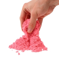 Кинетический песок, 2 формочки, 200 гр, цвет розовый Кинетический песок, 2 формочки, 200 гр, цвет розовый