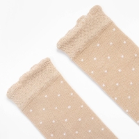 Гольфы детские Крошка Я "Зайка" 14-16 см, бежевый