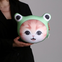 Подушка антистресс «Котик-лягушка» Подушка антистресс «Котик-лягушка»