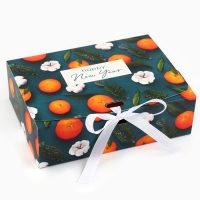 Коробка подарочная новогодняя складная &laquo;Сказки&raquo;, 16.5 х 12.5 х 5 см, Новый год