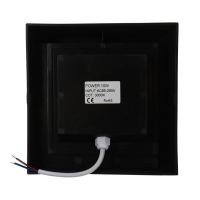 Светильник фасадный &laquo;Сити&raquo;, FSD-054, 10 Вт, 3000К, квадрат, IP65, 220 В, пластик, черный