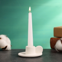 Подсвечник "Саймон" белый песок, 3х6х6см Подсвечник "Саймон" белый песок, 3х6х6см