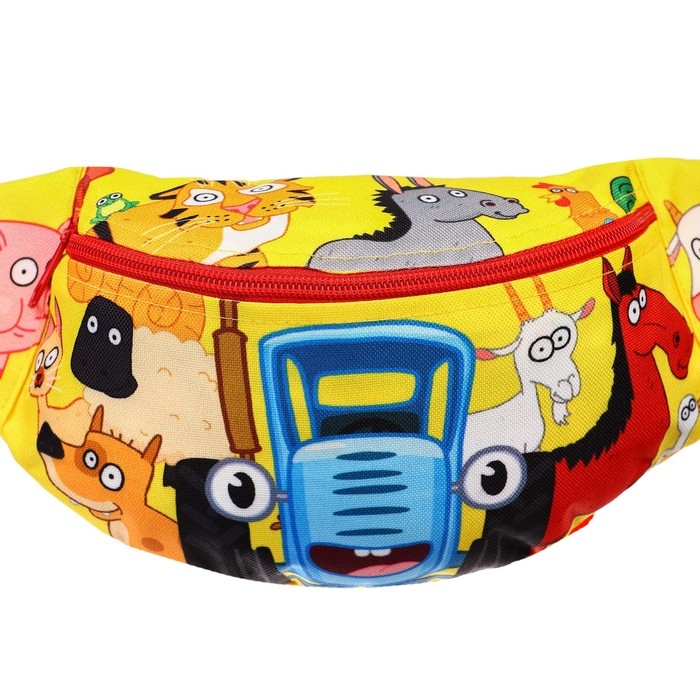 Сумка поясная детская, 25х6х13 см, Синий трактор Сумка поясная детская, 25х6х13 см, Синий трактор