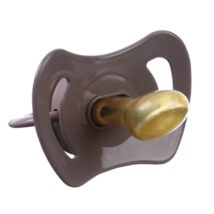 Соска - пустышка латексная ортодонтическая &laquo;Лес&raquo;, от 6 мес., цвет коричневый