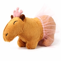 POMPOSHKI мягкая игрушка Капибара Принцесса