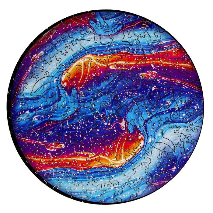 Пазл деревянный фигурный «Магия красок», круглый, 114 элементов Пазл деревянный фигурный «Магия красок», круглый, 114 элементов