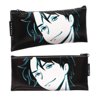 Пенал мягкий 1 отделение, 90х200, искусственная кожа, универсальный, чёрный, Colorio "Аниме глаза" Пенал мягкий 1 отделение, 90х200, искусственная кожа, универсальный, чёрный, Colorio "Аниме глаза"