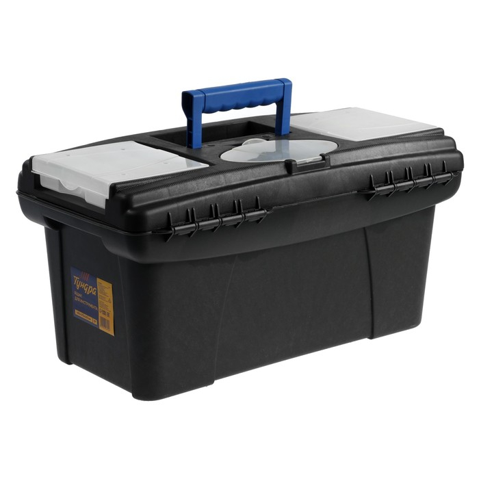 Ящик для инструмента ТУНДРА, 19", 490 х 275 х 240 мм, пластиковый