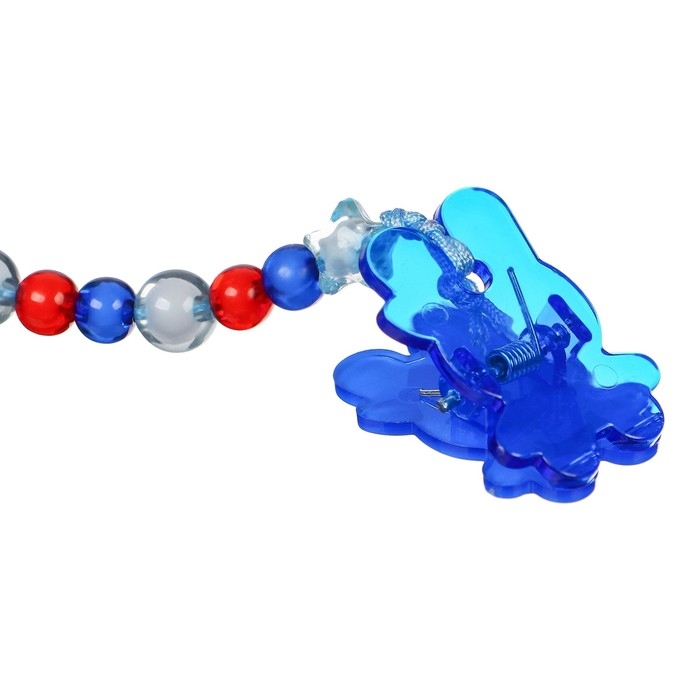 Держатель для соски - пустышки &laquo;Зайка&raquo;, цвет синий