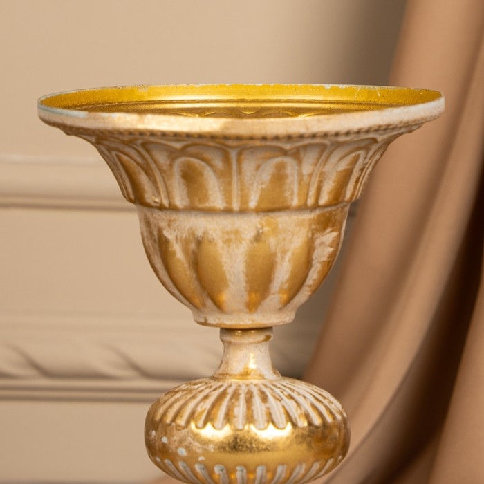 Подсвечник металл «Ярусы» для одной свечи 16 х 16 х 25 см Подсвечник металл «Ярусы» для одной свечи 16 х 16 х 25 см