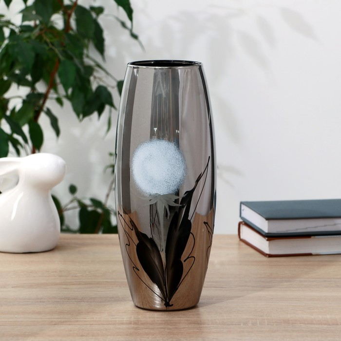 Ваза FLORA 'Бриз голубой' d-8см 11,5х26 см Ваза FLORA 'Бриз голубой' d-8см 11,5х26 см