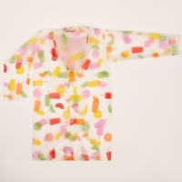 Дождевик детский &laquo;Мороженое&raquo;, рост 125-155 см