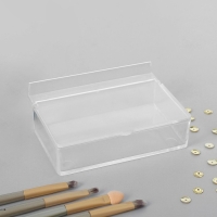 Короб для хранения мелочей, с крышкой, 10&times;7&times;3,5, оргстекло, цвет прозрачный