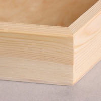 Кашпо деревянное, Шестёрка 28х24,5х5см Кашпо деревянное, Шестёрка 28х24,5х5см