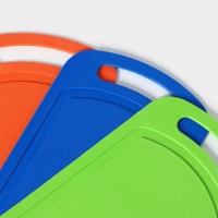 Доска разделочная пластиковая Доляна &laquo;Дуга&raquo;, прямоугольная, 25&times;15 см, цвет МИКС