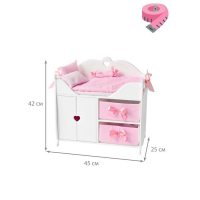 Многофункциональный игровой комплекс, коллекция &laquo;Diamond princess&raquo; белый