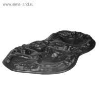 Ручеёк пластиковый, 128 &times; 84 см, чёрный