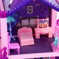 Кукольный дом &laquo;Тёмный домик&raquo;, 2 куклы, мебель, аксессуары