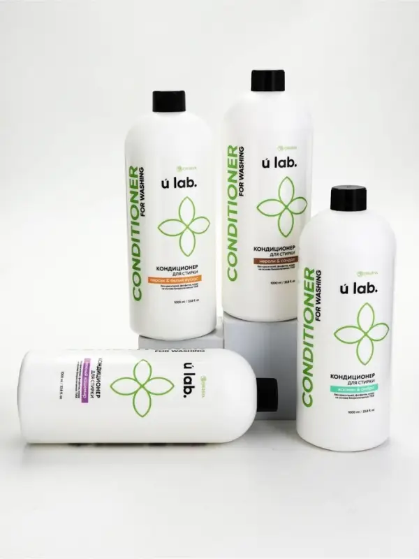 Кондиционер для белья, аромат нежный кашемир, 1000 мл, ULAB