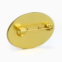 Значок овальный &laquo;Отечественная война&raquo; с Георгиевской лентой, 2.5 см, цветной в золоте