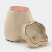 Горшок для запекания Борисовская керамика &laquo;Перец&raquo;, 650 мл, бежевый