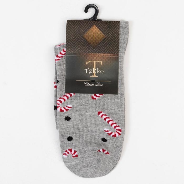 Носки мужские &laquo;Леденцы&raquo; цвет серый, размер 27