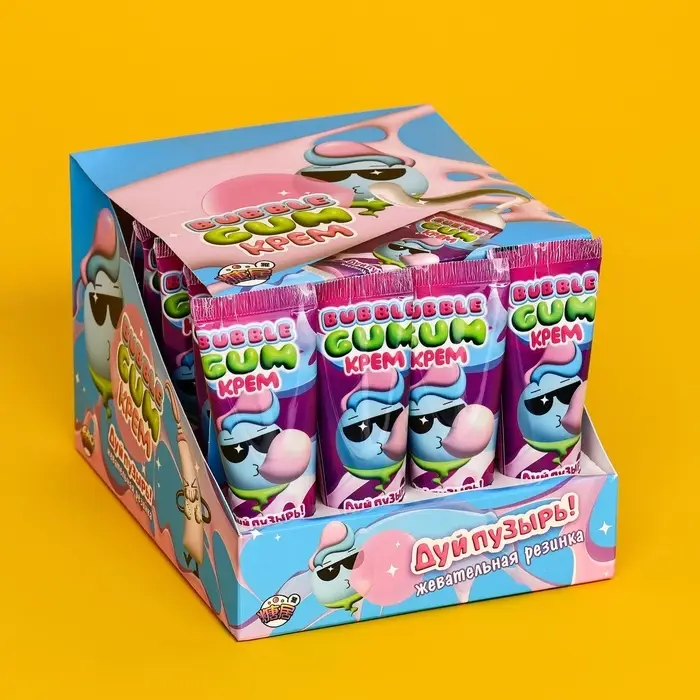 Жевательная резинка &laquo;Дуй пузырь! Bubble gum крем&raquo;, 22 г