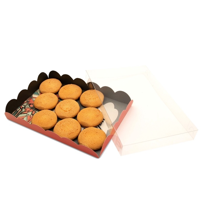 Коробочка для печенья, Коробочка для печенья, "Благодарю", 22 х 15 х 3 см 5шт