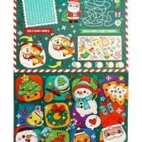 UNICON Конструктор "Адвент-календарь", Дед Мороз и камин