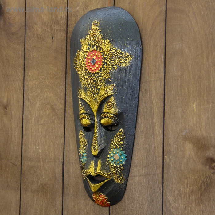 Маска дерево "Золотой абориген" 3х12х30 см