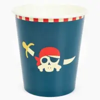 Стакан одноразовый бумажный &laquo;Пиратская вечеринка&raquo;, 250 мл