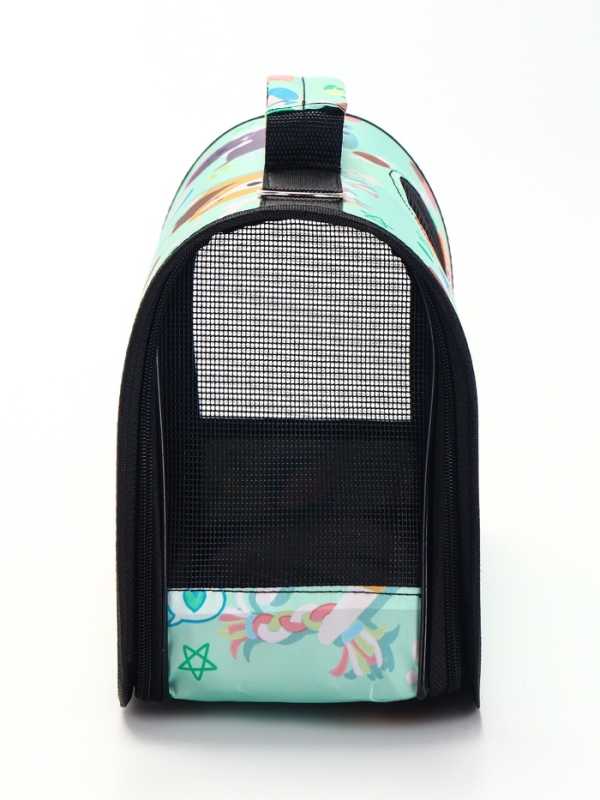 Сумка - переноска для животных"Верный друг", каркасная, размер S, 37,5 х 17 х 22 см