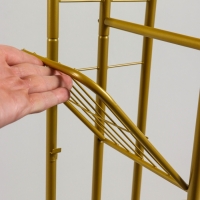 Подставка для цветов Greengo, 6 полок, 44 &times; 22 &times; 105 см, напольная, металл, цвет золотой